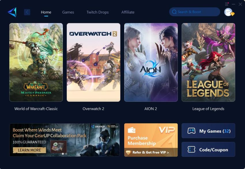 GearUP Homepage